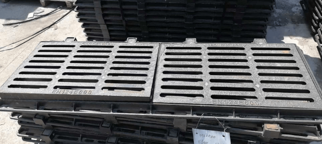 香河球墨铸铁连体双篦展示